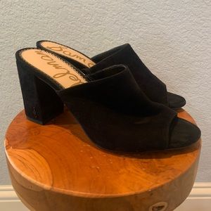 Sam Edelman Black Suede Mule